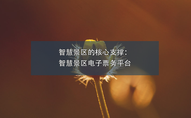 智慧景區(qū)的核心支撐：智慧景區(qū)電子票務(wù)平臺