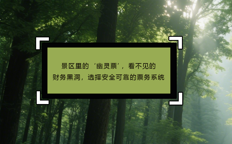 景區(qū)里的‘幽靈票’，看不見的財(cái)務(wù)黑洞，選擇安全可靠的票務(wù)系統(tǒng) 